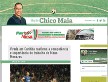 Tablet Screenshot of chicomaia.com.br